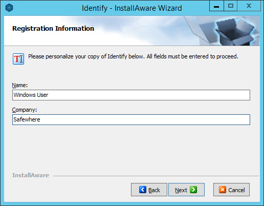 Identify installer 3