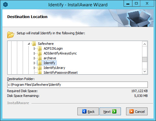 Identify installer 4