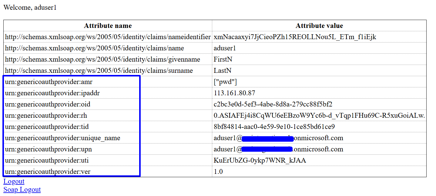 Map to standard claim types with claim provider prefix