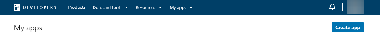 linkedin-app-registration