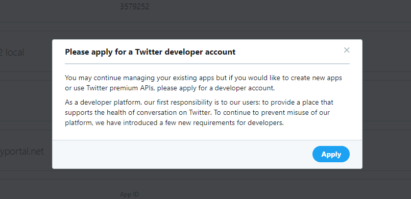 twitter-app-requirement