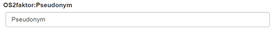 OS2faktor Identify Admin Pseudonym