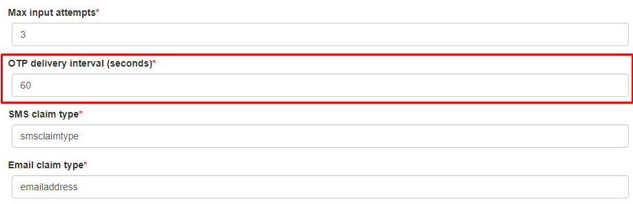 otp-delivery-interval-setting