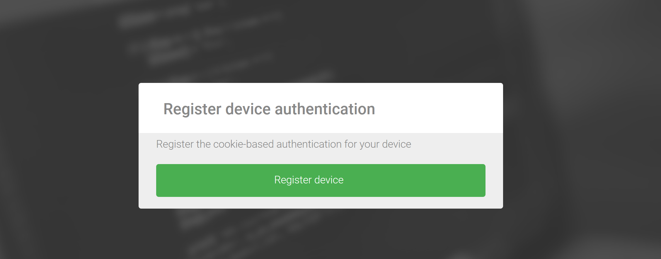 register a device on vip access