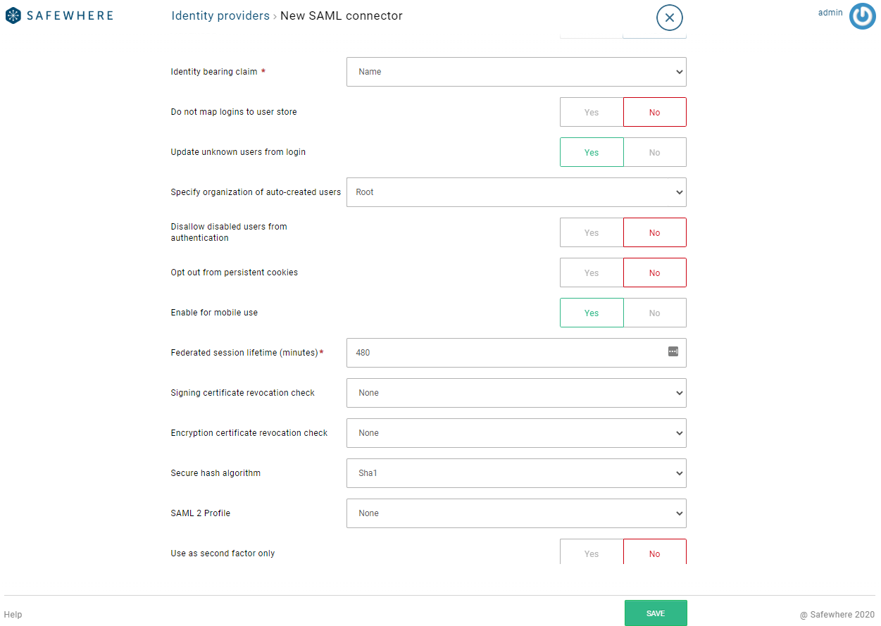 Update unknown users from login