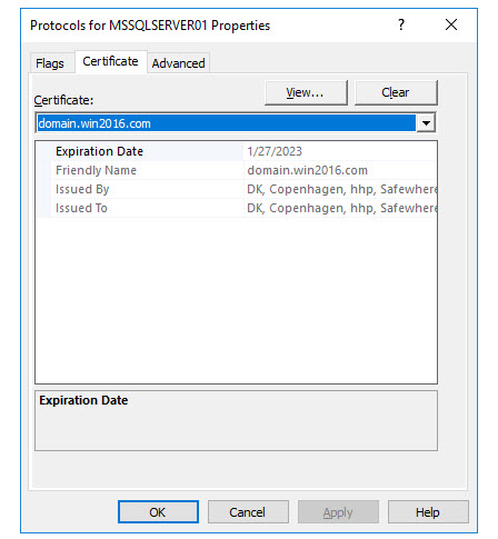 force-encryption-sql-certificate