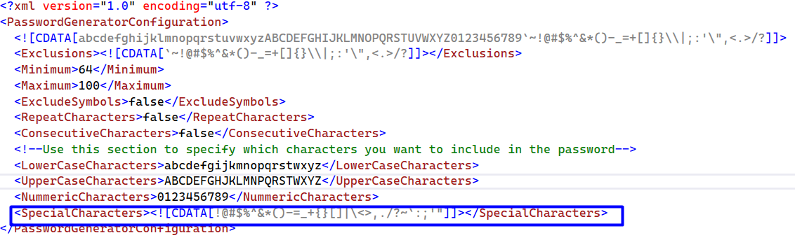 passwordconfiguration