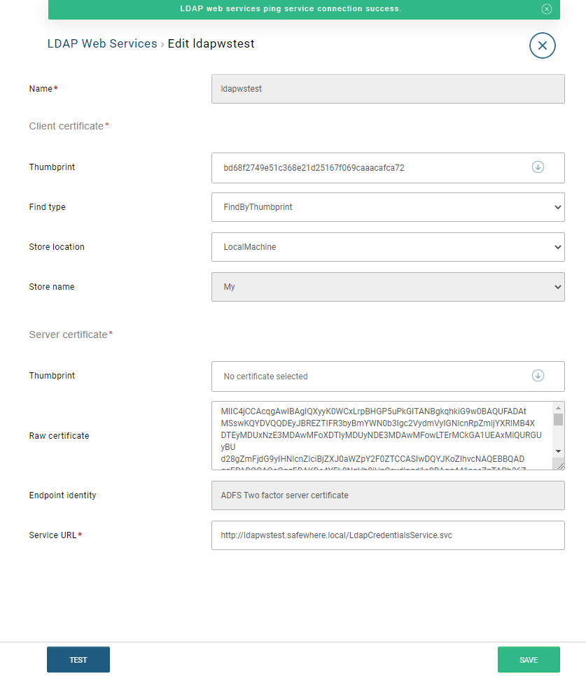 swadmin-ldapws-test-page
