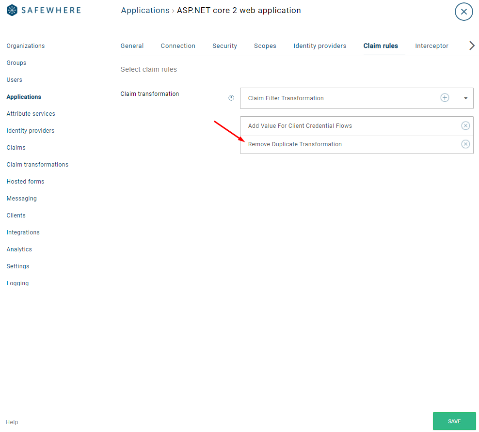 remove-duplicate-transformation-application-configuration