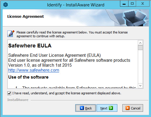 Identify installer 2